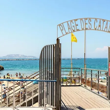 T1 Moderne Des Catalans * Marseille